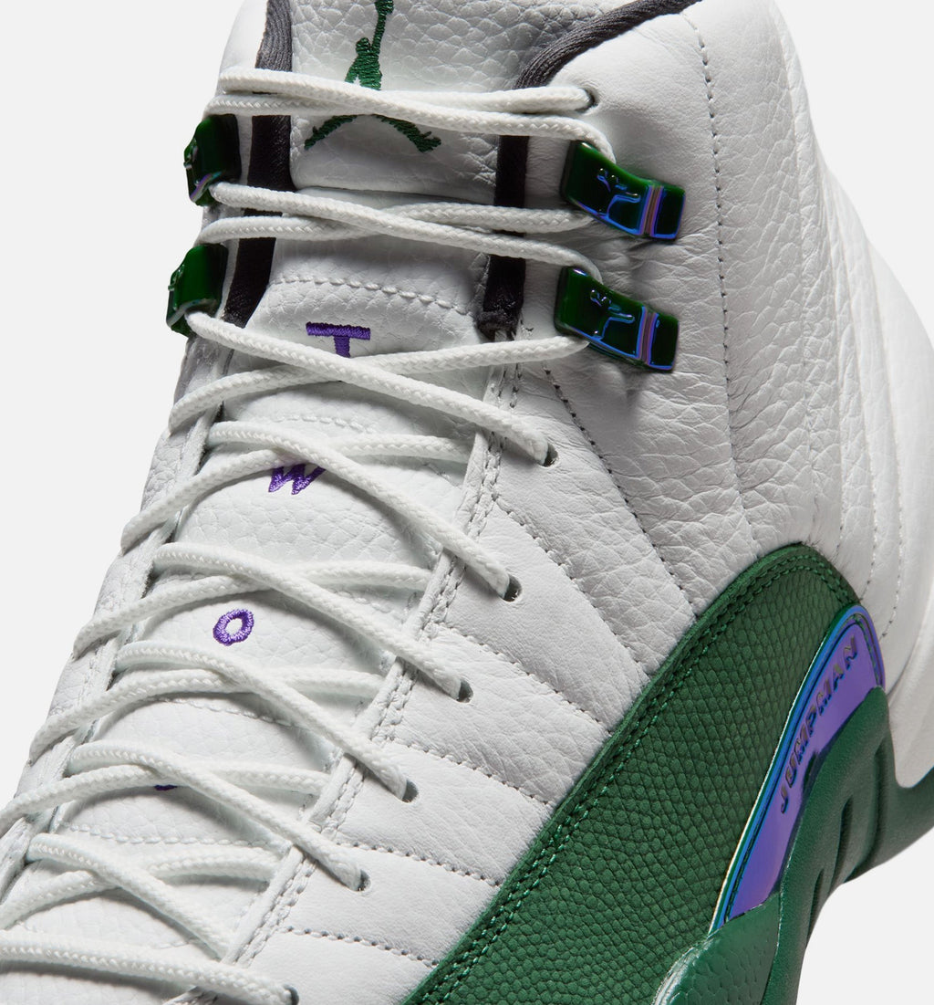 Air Jordan 12 Retro Idols Become Rivals Men's – Summit White/Gorge Green/Fierce Purple
