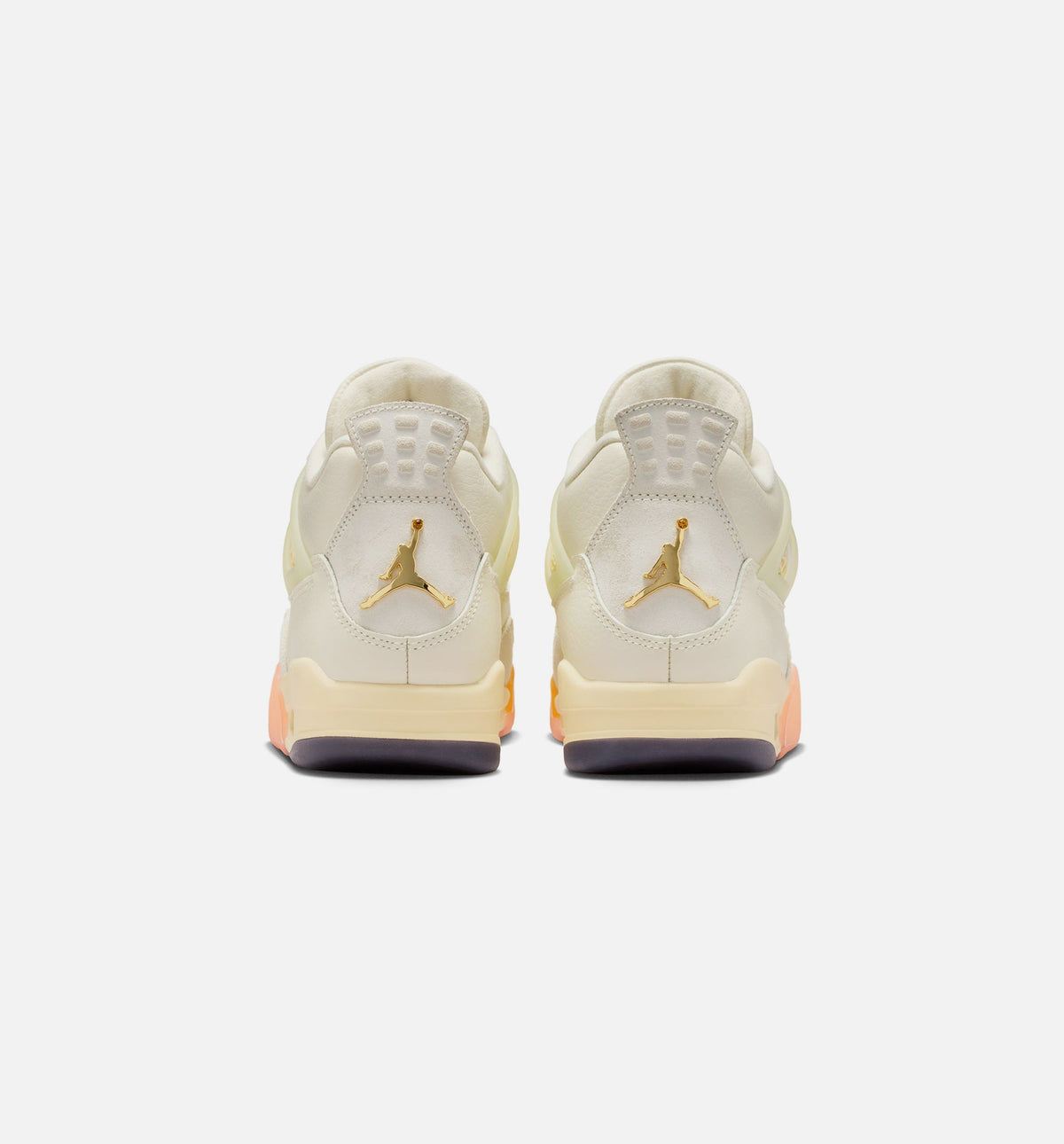 Air Jordan 4 Retro Birds of Paradise – Women's Lifestyle Shoe in Coconut Milk/Metallic Gold/Muslin/Bright Mango/Sundial/Black