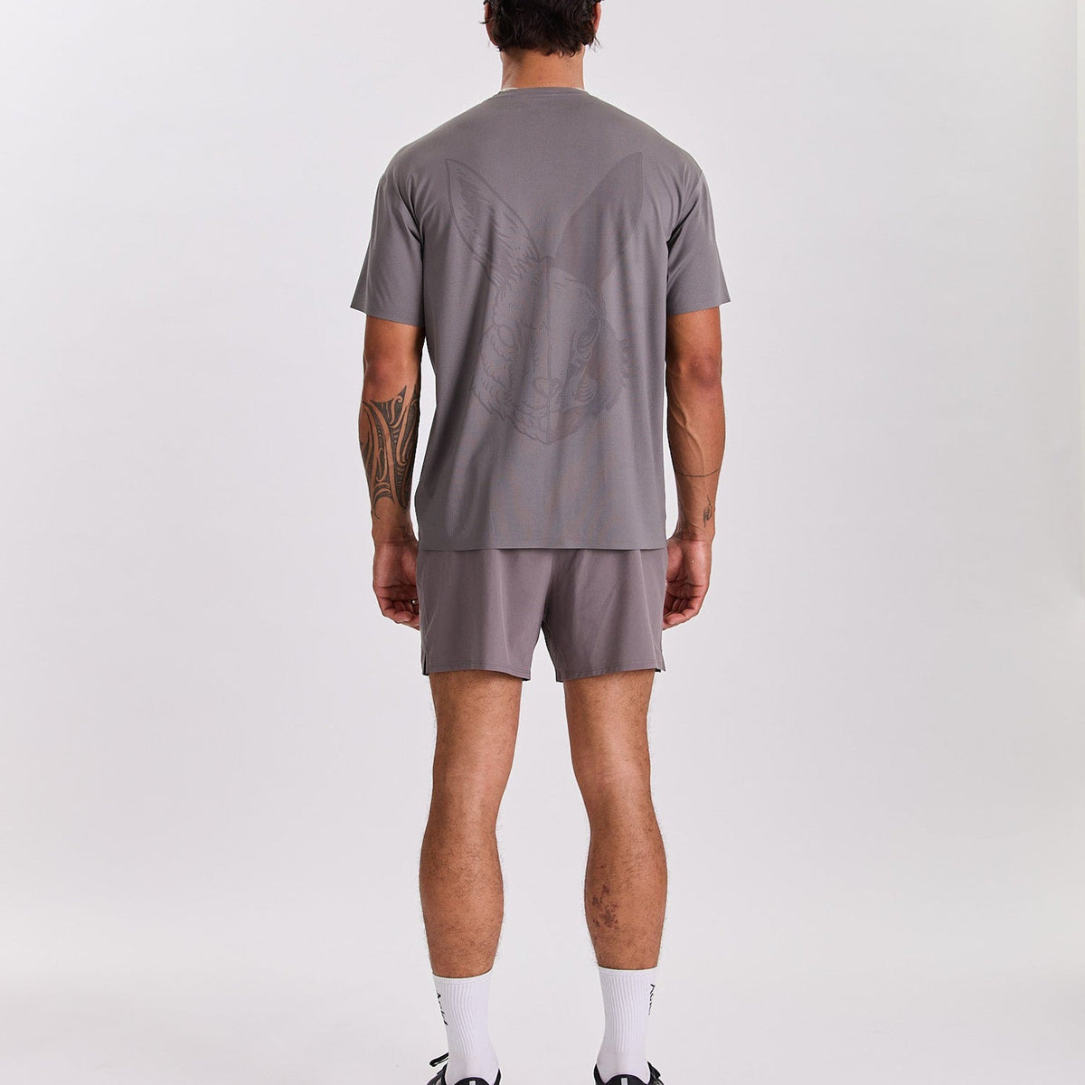 Acid Running Men's Hare Tech T-Shirt: Shadow Taupe