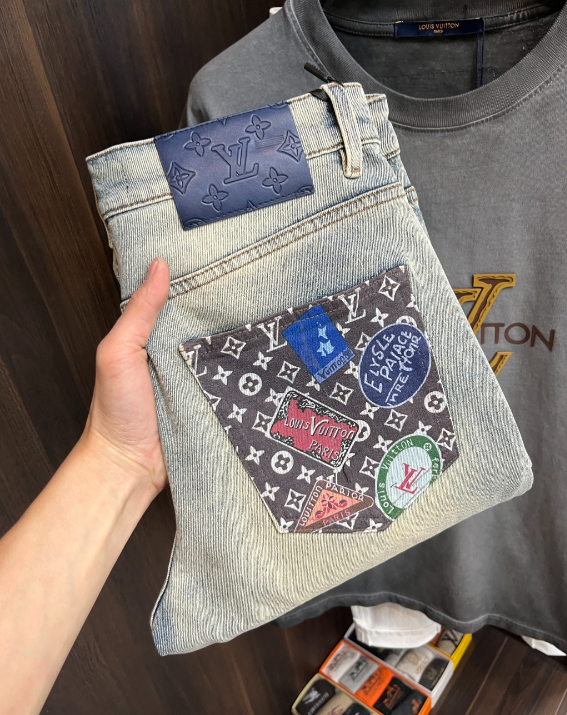 Monogram Gradient Denim Jeans