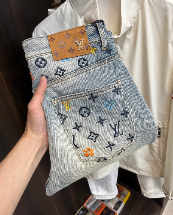 Monogram Gradient Denim Jeans