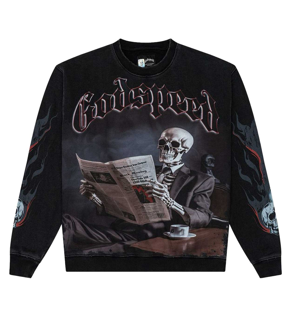 Godspeed Black Monday Sweatshirt Black Wash