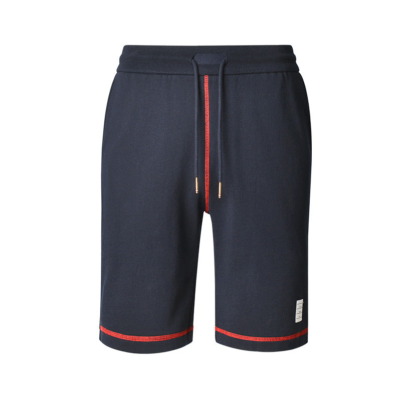 Thom Browne Style Men's shorts with Signature Four-Bar Detail