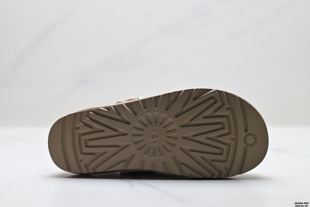 UGG Ethnic-Trim Shearling Slip-On Shoes