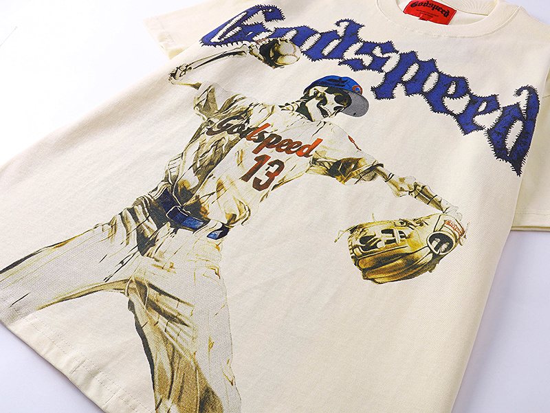 Godspeed Baseball Graphic T-Shirt