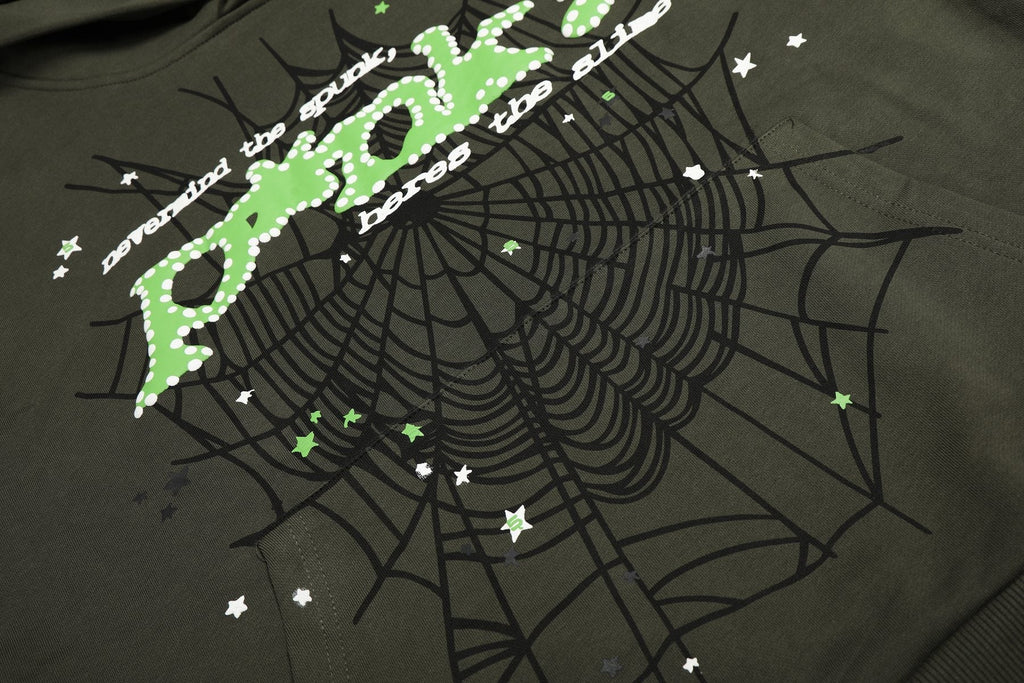 Sp5der Spiderweb Graphic Hoodie