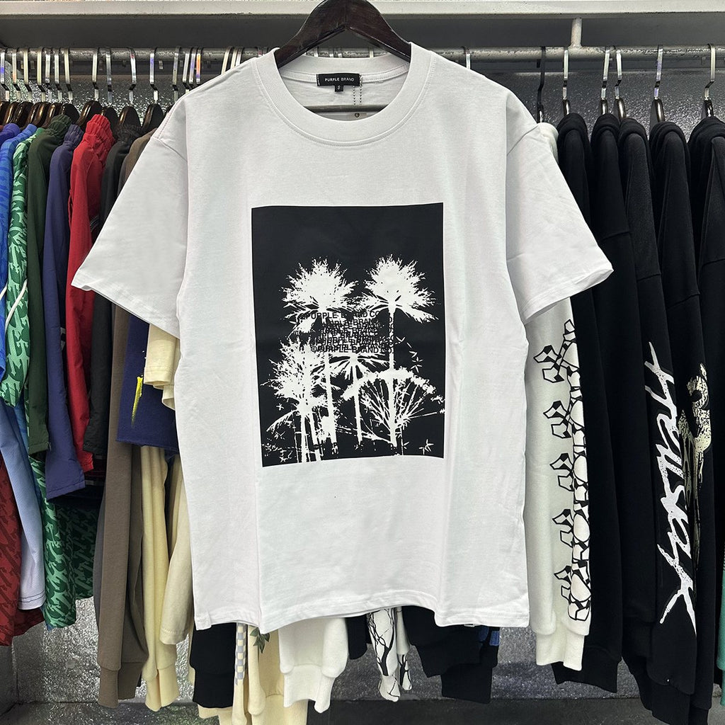 Purple Brand Palm Tree Graphic Short-Sleeve T-Shirt