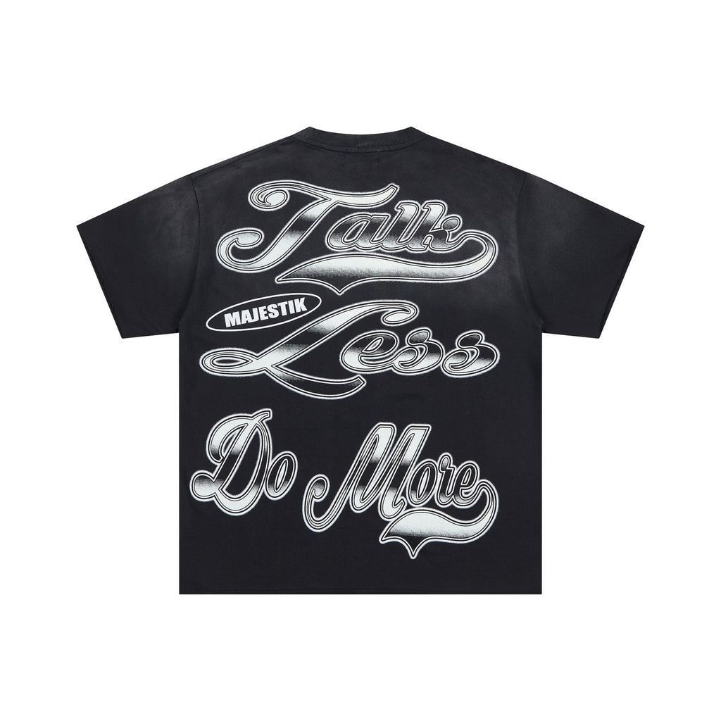 MAJESTIK City View Rhinestone Football Graphic T-Shirt
