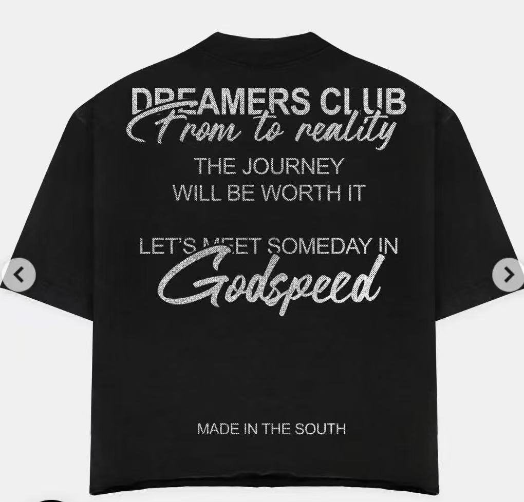 Godspeed Dreamers Club Angel Graphic Short-Sleeve T-Shirt