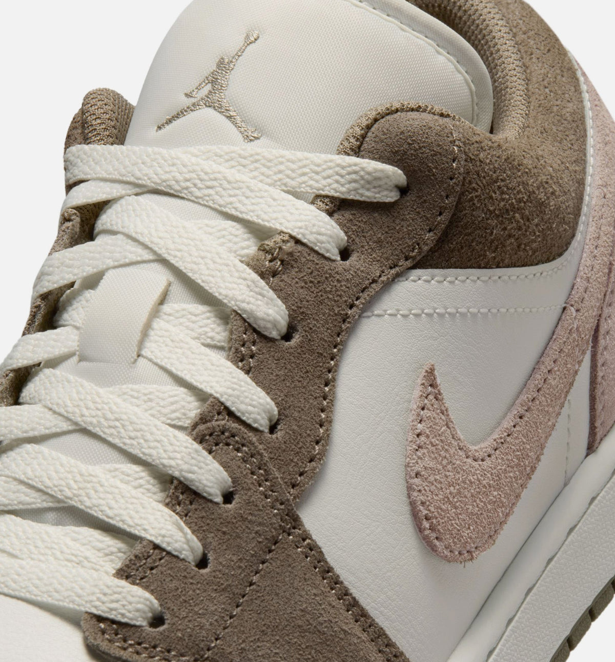 Air Jordan 1 Low Men's Sneakers | Olive Grey/Enigma Stone/Summit White