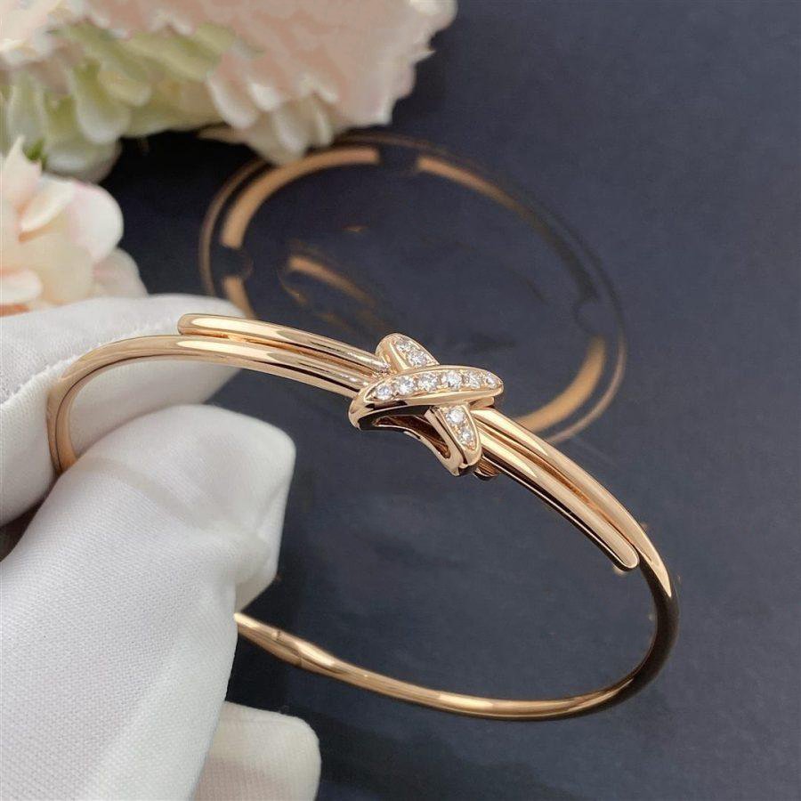 CHAUMET JEUX DE BRACELET PINK GOLD DIAMONDS