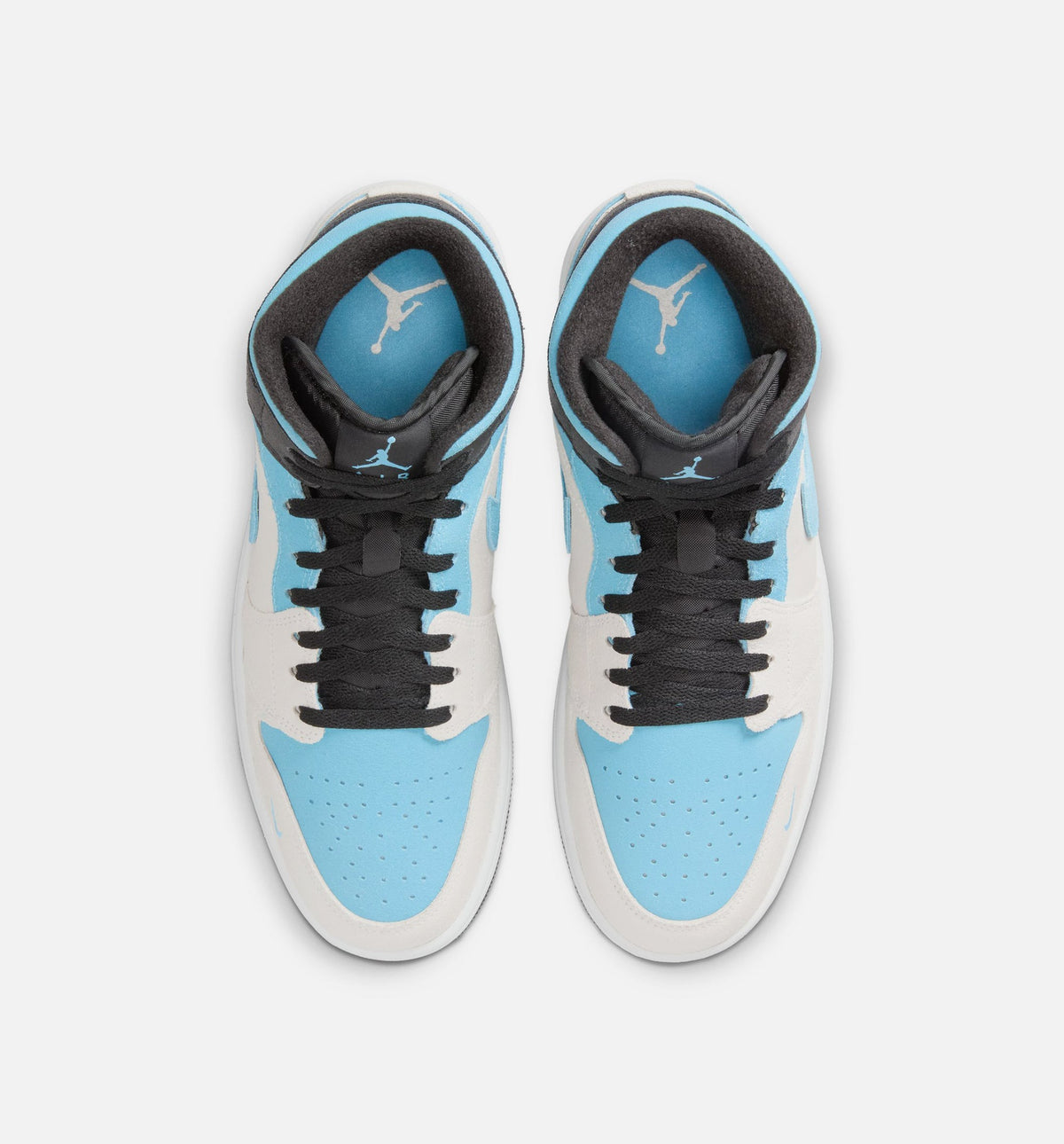 Air Jordan 1 Mid SE Men's – Summit White/Blue Chill/Black