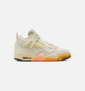 Air Jordan 4 Retro Birds of Paradise Women's Shoes - Coconut Milk/Metallic Gold/Muslin/Bright Mango/Sundial/Black