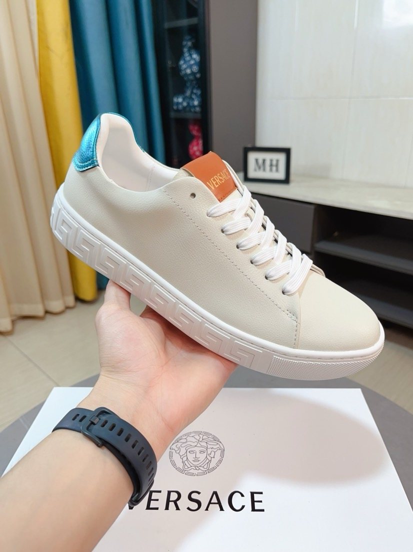 Versace Men's Low-Top Lace-Up Sneakers