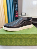 Gucci Men's Embossed Slip-On Sneakers