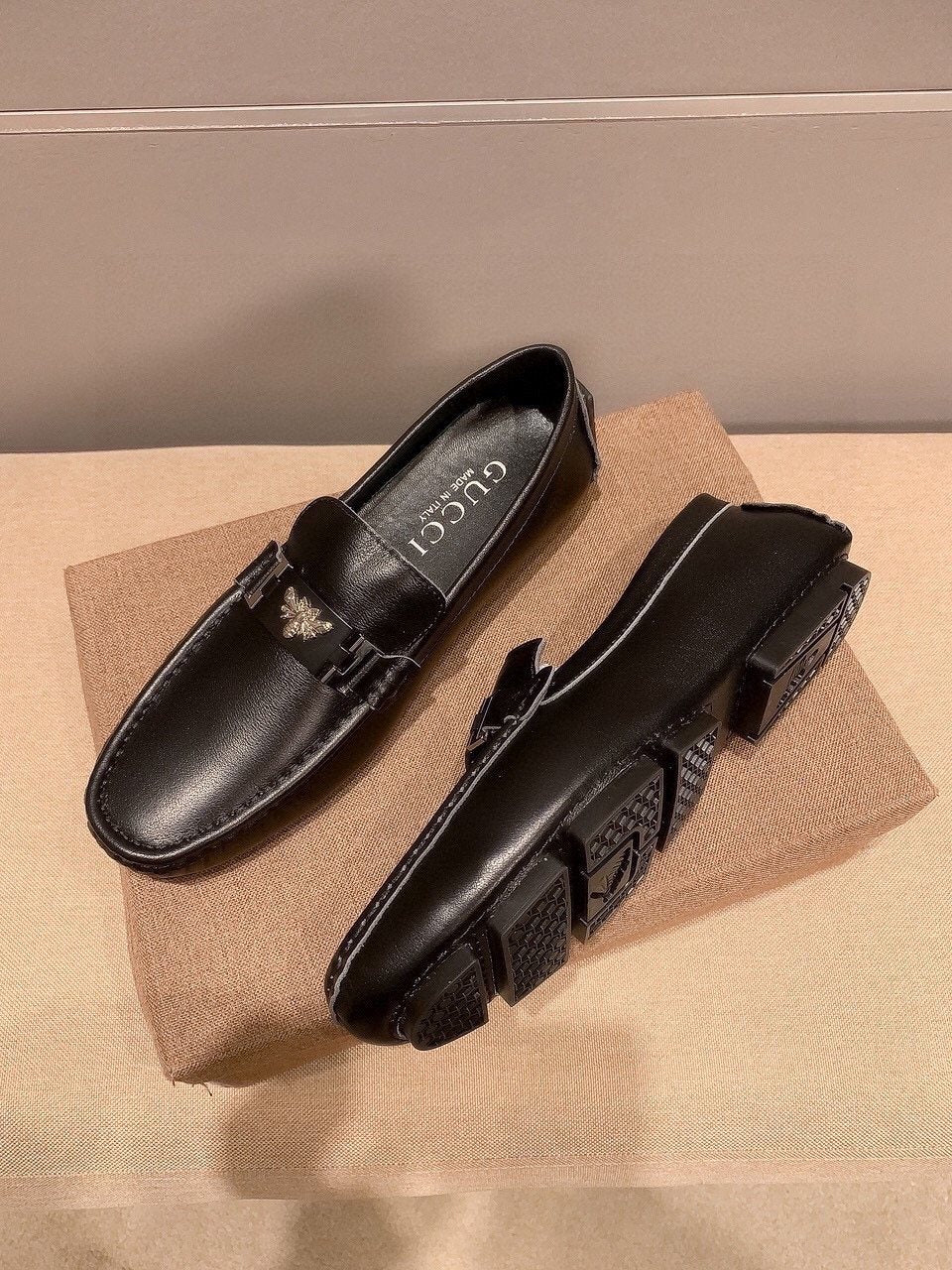 Gucci Black Hardware Loafers