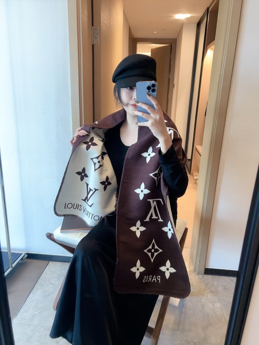 Louis Vuitton Reversible Monogram Scarf