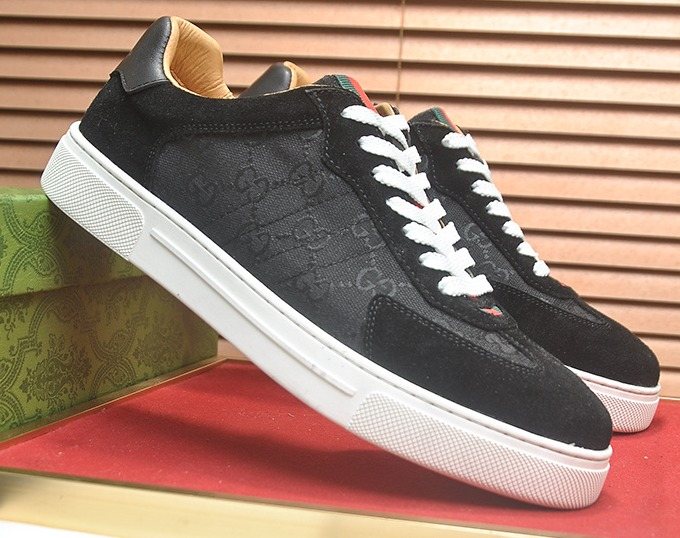 Gucci Men's Patterned Low-Top Sneakers