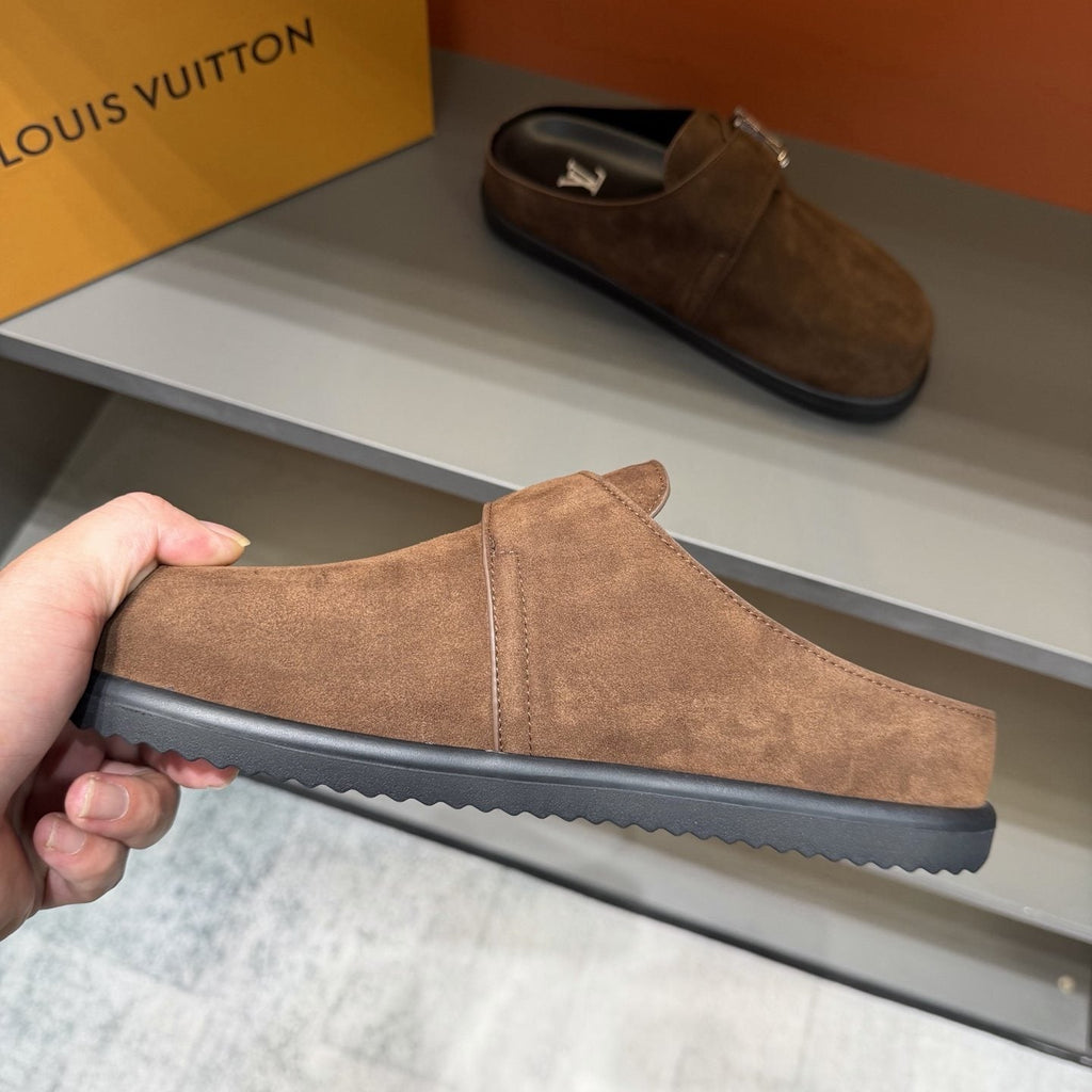 Louis Vuitton Men's Adjustable Strap Slip-On Shoes